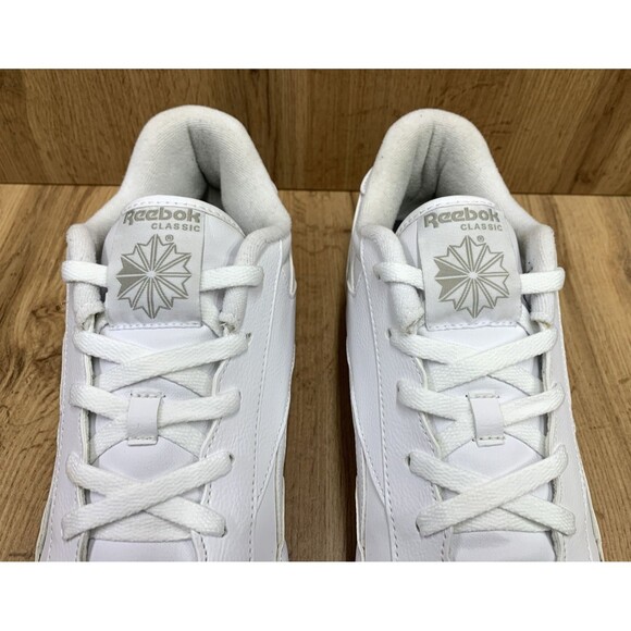 Reebok Classic Leather White Sneakers Shoes Men\'s Size 13 EU 47 Lace Up main image 7